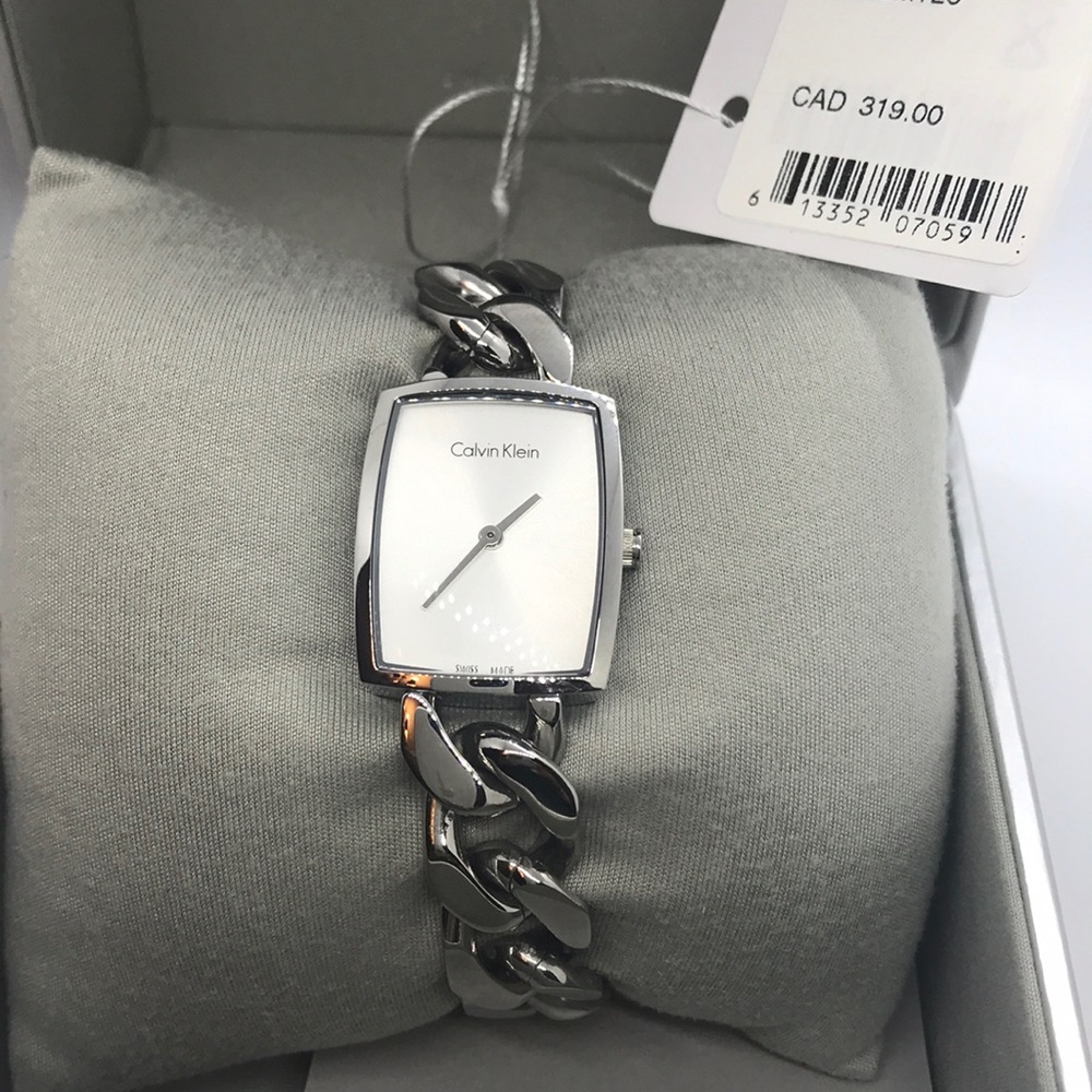 Calvin Klein ladies stainless steel watch
